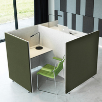 Cloison mobile haute densité Polyester insonorisant PET fibre de polyester panneau acoustique cloison de bureau acoustique