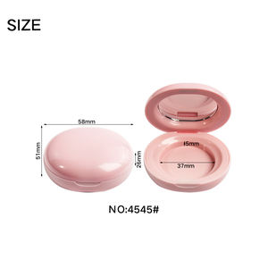 Étui à fard à paupières ovale Jinze avec miroir pour emballage en plastique de maquillage Boîte à crème magnétique <span class=keywords><strong>Bbcc</strong></span> - Product Image 5
