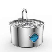 Distributeur d'eau automatique pour animaux de compagnie 3,2 L en acier inoxydable, équipement d'abreuvement étanche pour chats et chiens, compatible OEM