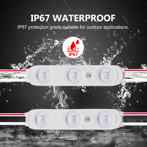 โมดูลไฟ LED SMD 2835 1.2W IP67 DC12V CE สำหรับ RoHS ปรับความสว่างได้ แสงวอร์มไวท์ 3LED - Product Image 4