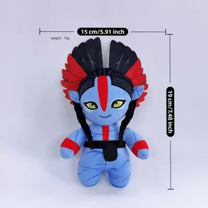 Peluche <span class=keywords><strong>Avatar</strong></span> Feu et Cendre à Cheveux Longs, Rembourrage en Coton PP, Hauteur 11-30cm - Product Image 5