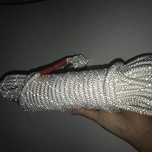 Cuerda de rescate multiusos con núcleo de acero reflectante, capacidad de carga de 10-50 kN, para montañismo, escape y ataduras al aire libre - Product Image 3