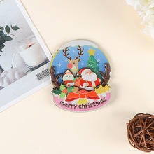 冰箱磁铁3D圣诞老人圣诞树麋鹿磁铁磁性冰箱贴纸家居装饰冰箱磁性 - Product Image 5