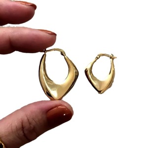 Orecchini a polsino geometrici irregolari da donna, semplici e vintage, per uso quotidiano - Product Image 5