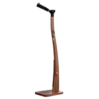 Factory Price Custom Sapele Wood Cello Stand T Shape Auto Lock Tall Cello Floor Holder Rack with Bow Holder Display Stand