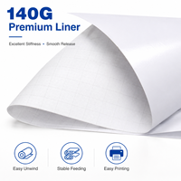 Rouleau de PVC solvanté blanc haute adhérence, liaison forte pour signalétique extérieure longue durée, autocollants et graphiques pour véhicules