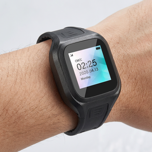 Montre GPS 4G avec conception anti-effraction pour le suivi des délinquants, bracelet anti-effraction, détection de la fréquence cardiaque et de la température - Product Image 1