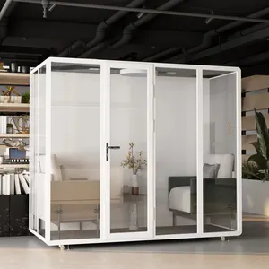 Cabine telefônica modular personalizada Jieao marca Office Meeting Pod à prova de som