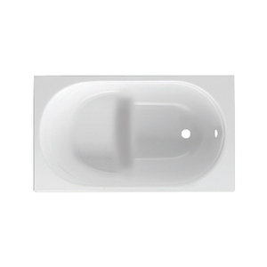 Coque de baignoire avec siège 120 x 70 cm sans panneaux pour baignoires - Product Image 1