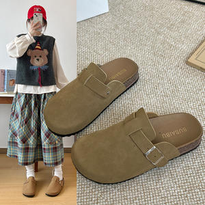 Chaussures de <span class=keywords><strong>Jardin</strong></span> Plates de Haute Qualité pour <span class=keywords><strong>Femme</strong></span>, <span class=keywords><strong>Sabots</strong></span> et Mules d'Extérieur en Liège, Pantoufles à la Mode Confortables, Sandales Plates de Chine - Product Image 1