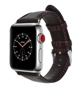 <span class=keywords><strong>Correa</strong></span> de reloj de cuero Crazy Horse para <span class=keywords><strong>Apple</strong></span> <span class=keywords><strong>Watch</strong></span> Series 9, <span class=keywords><strong>correa</strong></span> de Accesorios inteligentes, piezas de pulsera de valor para mujer, correas anchas para hombres - Product Image 1