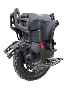 Protège-jambes Beidou LeaperKim LYNX S pour monocycle électrique, noir et orange, en caoutchouc, accessoires LYNX-S - Product Image 4