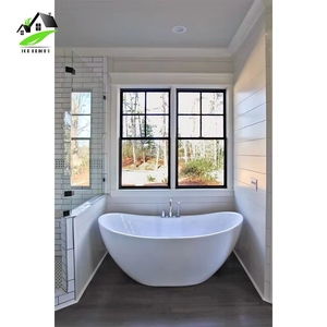 Nhà Máy Bán Buôn Cách Âm Đôi Treo PVC Cửa Sổ Cửa Ra Vào Duy Nhất Treo Bão Trượt Kính Vinyl Cửa Sổ Dọc Gấp - Product Image 4