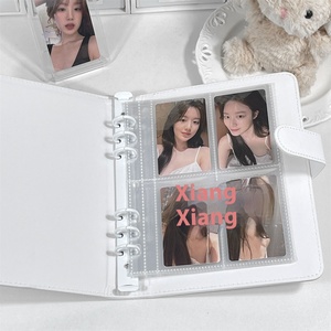 Ins Style solide blanc en cuir PU 3 pouces <span class=keywords><strong>Album</strong></span> <span class=keywords><strong>Photo</strong></span> fermoir magnétique pour <span class=keywords><strong>Fuji</strong></span> pour carte de Collection de carte de ventilateur et <span class=keywords><strong>Album</strong></span> - Product Image 4