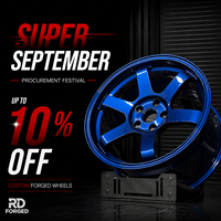 Rines de Aleación Forjada Hyper Blue 6061 T6 de 17 18 19 20 21 Pulgadas 6x139.7 5x114.3 5x120 5X112 para Toyota Ford Nissan BMW Audi