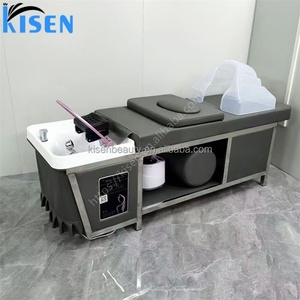 Kisen Cheap Salon Furniture Massage Table High-<b>end</b> Fashion Custom Color Facial Spa Hair Washing Shampoo <b>Bed</b> - Product Image 4