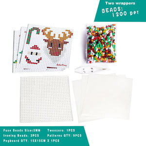 Offre Spéciale <span class=keywords><strong>jouet</strong></span> <span class=keywords><strong>de</strong></span> noël 5mm perles Perler ménage jouets éducatifs enfants Puzzle Perler perles ensembles - Product Image 3