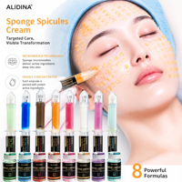 Crème aux spicules d'éponge, microcristal, peeling, traitement de resurfaçage de la peau, anti-rides, lifting, raffermissant, rajeunissant pour salon de beauté