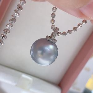 สร้อยคอเพชรสีม่วงธรรมชาติ Edison Demon ขนาด 8-10 มม. แฟชั่นระดับไฮเอนด์ อเนกประสงค์ แสงสว่างแรง ตำหนิเล็กน้อย พร้อมเป็นของขวัญสุดเก๋ - Product Image 4