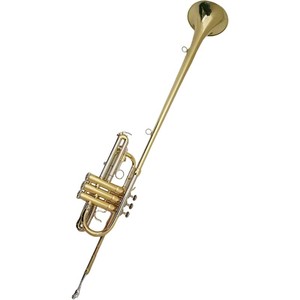 Bb <span class=keywords><strong>Fanfare</strong></span> <span class=keywords><strong>Trompette</strong></span> Trois Valves Verticales Tri-Color Extended pour Band Performance Instrument de musique professionnel - Product Image 1