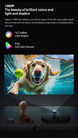 Mini projecteur Beamer LED FHD 550 ANSI LCD Smart Android Vidéo projecteur Petit portable Pico Mise au point automatique WiFi OEM/ODM
