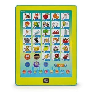 Arabische Taal Kinderen Elektronische Interactieve Speelgoed Educatieve Tablet Leren Pad Machine Voor 3-8 Jaar