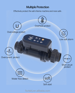 Clorinatore a <span class=keywords><strong>Sale</strong></span> WiFi con Piastre in Titanio di Alta Qualità, Autopulente, Lunga Durata, Facile Installazione per Sistemi di Piscine ad Acqua Salata - Product Image 6