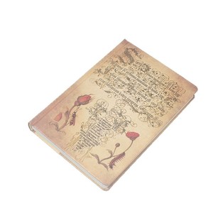 Papel Kraft de tapa dura Retro DIY diario colorido planificador Floral colegiala diario suministros de oficina papelería cuaderno - Product Image 5