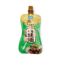 Haute qualité 80g sauce aux huîtres condiment de fruits de mer forte saveur et parfum d'huître emballage de sac à presser sécurisé