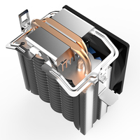Ventilateur de refroidissement CPU PCCooler 80mm avec radiateur de processeur d'ordinateur de refroidissement par Air LED pour ordinateur portable Compatible Intel LGA1155/115X/775 AM4