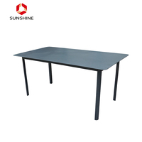 4pcs Chaise de salle à manger et 1pc Table à manger Meubles de patio Usine Restaurant Meubles de salle à manger de patio