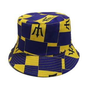 Chapeau de pêcheur MS Summer Bucket Sports Leisure Daily Life imprimé drapeau national, 100% polyester, protection solaire, coupe-vent - Product Image 4