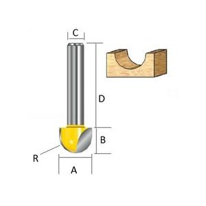 MAKITA-Fresa de radio cóncavo de-EAN 0088381165839 BROCAS OTRAS BROCAS - Product Image 1