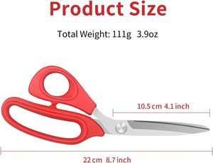 Industrial Grade Smooth Edge Large Stainless Steel Tailor <b>Scissors</b> Household Clothing <b>Sewing</b> <b>Scissors</b> - Product Image 3