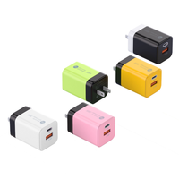 12W 38W USB C Multi Port Charge Murale QC3.0 Tête de Charge Rapide Mobile USB pour IPhone, Samsung, Téléphone Android