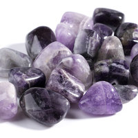 Cristaux violets naturels pierres de guérison artisanat folklorique améthyste quartz pierre de dégringolade pour la guérison