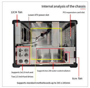 17.<strong>3</strong>-inch 1080P <strong>3</strong>-screen portable industrial <strong>computer</strong> case, enhanced broadcasting and command equipment - Product Image 6