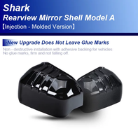 Coque de protection de rétroviseur latéral ABS pour BYD Shark 6, garniture décorative extérieure anti-rayures, capot de protection de rétroviseur
