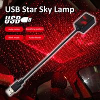 LED Autodach Stern Nachtlicht USB dekorative Lampe Projektor Einstellbare Atmosphäre Home Decke Dekor Licht
