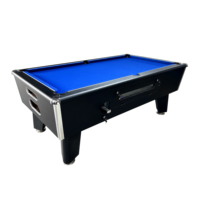 Table de billard de style britannique personnalisée en MDF de 7 pieds avec fonctionnement à pièces