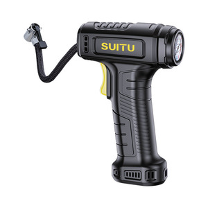 SUITU Handheld Wireless Tire Inflator Digital Display 120W Lithium <b>Battery</b> Car Air <b>Pump</b> - Product Image 1
