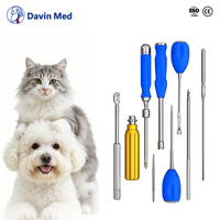 Kit d'instruments vétérinaires Davin Med CE ISO pour vis pédiculaires, pour la fixation de la colonne vertébrale des chiens et des chats, instruments de chirurgie orthopédique de la colonne vertébrale