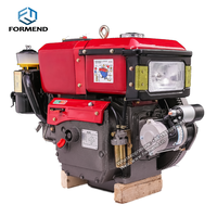 Type de refroidissement par eau monocylindre 8HP 10HP 12HP 15HP 18HP 20HP 22HP 25HP 30HP moteur diesel pompe à eau moteur diesel