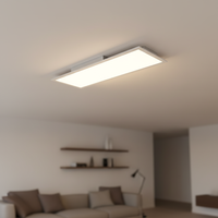 Plafonniers LED 40W modernes en aluminium avec corps en aluminium, panneaux lumineux SMD2835 pour la maison et le bureau, indice de protection IP40, lumière du jour 6000K, haute luminosité