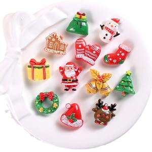 CHENXI Série de Noël personnalisée Breloques en résine DIY pour coques de téléphone, pinces à cheveux, artisanat moderne, décoration, accessoires en résine - Product Image 2