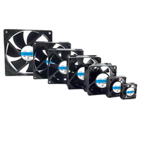 Ventilateur axial silencieux à faible bruit de haute qualité avec roulement à billes AC/DC sans balais 12V 24V 110V 220V 20mm-200mm pour PC, serveur et onduleur