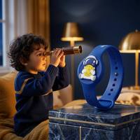 Bracelet LED en silicone PVC lumineux et coloré pour enfants, idéal pour les événements et les thèmes de dessins animés