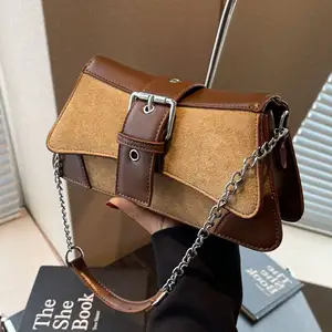 Famous Brand Designer Trending Underarm Shoulder Bags With Chain Strap Leather Mini Clutch Handbags
