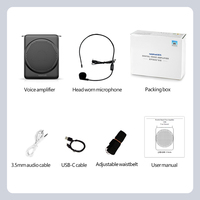S368 125g Mini amplificateur de voix portable léger avec IC de charge de tension de tenue 16V
