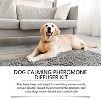 Kit de recharge de diffuseur de phéromones apaisantes pour animaux de compagnie, logo personnalisé OEM, haute qualité, sûr, anti-stress, pour chiens et chats, soulage l'anxiété de séparation